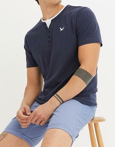 BAWEŁNIANY T-SHIRT MĘSKI
