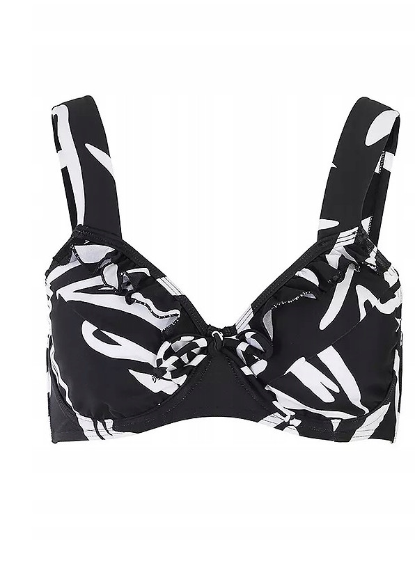 góra od bikini falbana wiązanie
