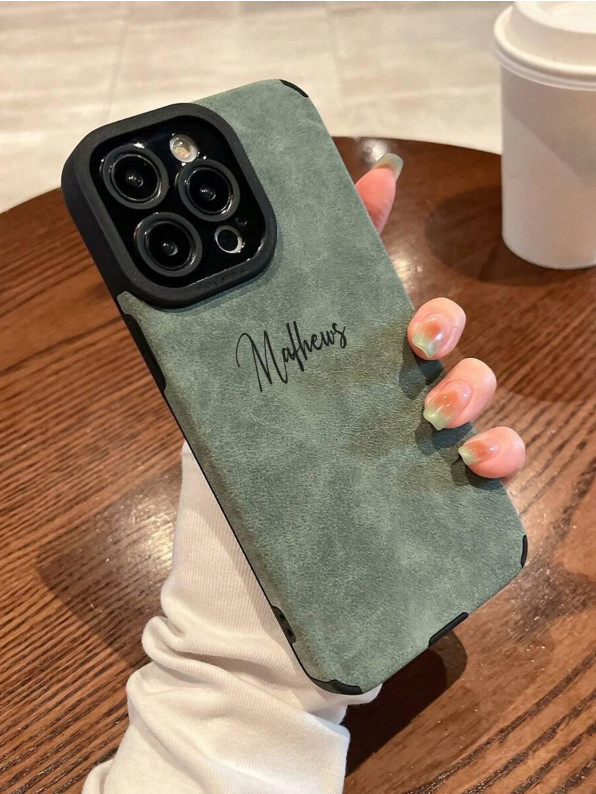 ZIELONE ETUI NAPIS NISAJ IPHONE 16 PRO MAX