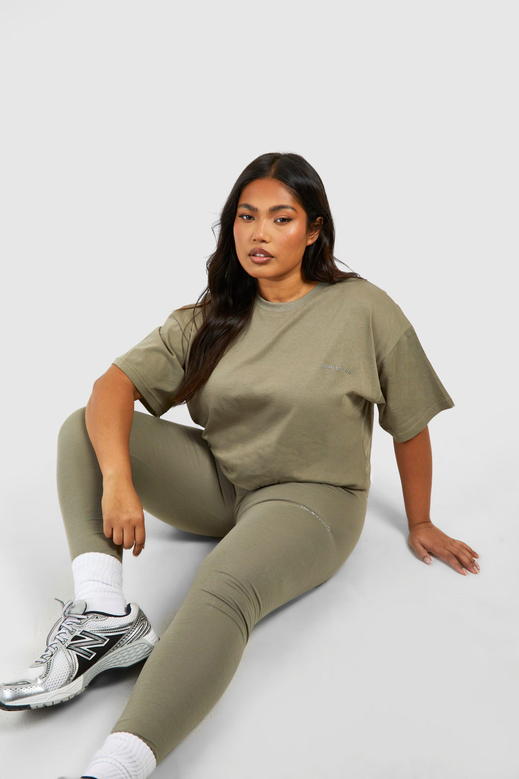 KLASYCZNE LEGGINSY KHAKI