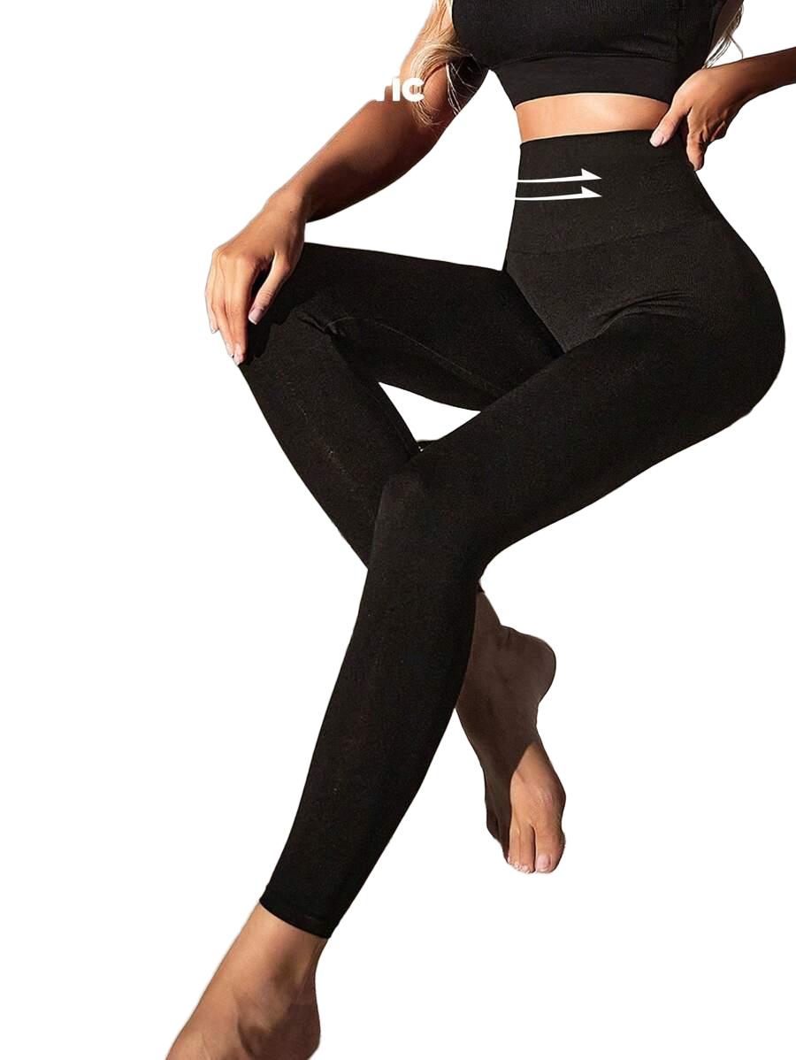 CZARNE LEGGINSY WYSOKI STAN