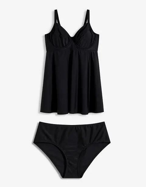 TANKINI DWUCZĘŚCIOWE DAMSKIE 100E
