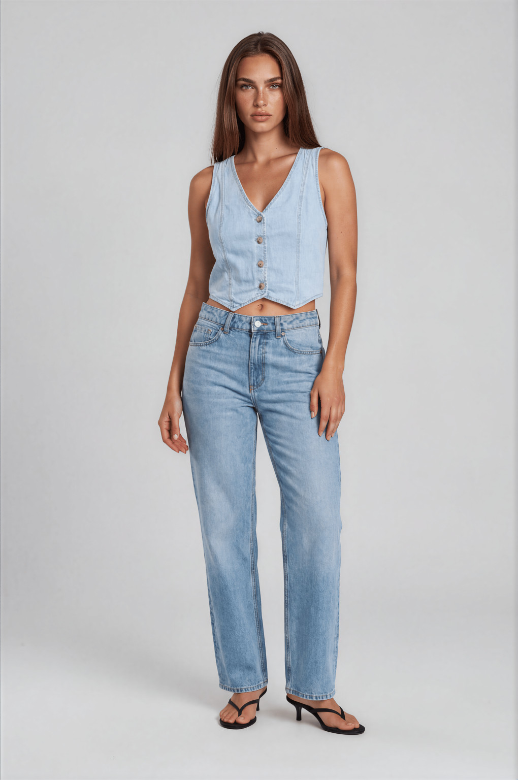 top kamizelka jeans