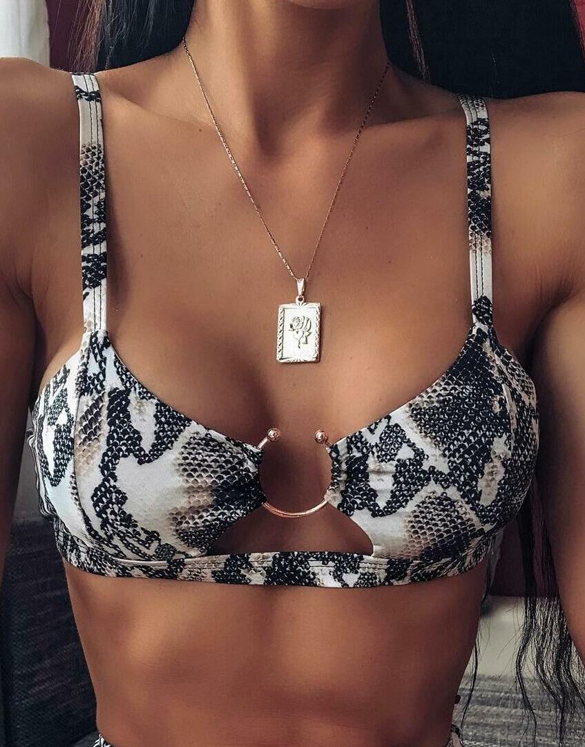 góra od bikini ANIMAL PRINT