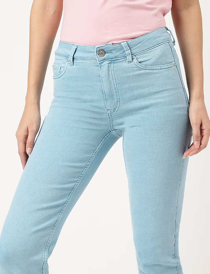 NIEBIESKIE SPODNIE JEANS T57-7574K-H5
