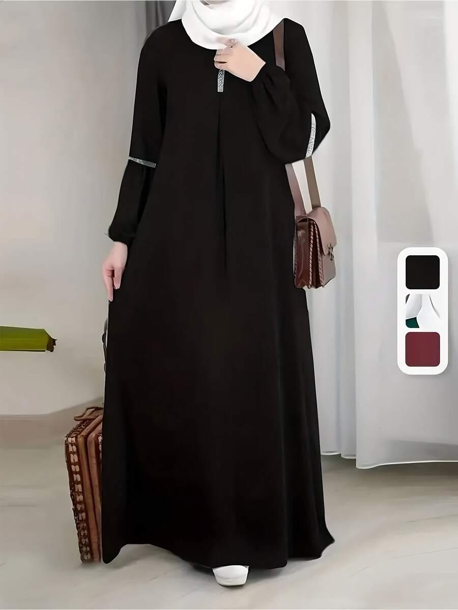 czarna maxi sukienka
