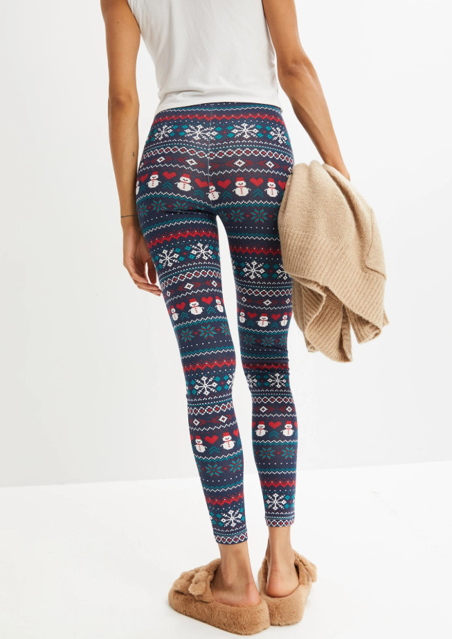LEGGINSY W ŚWIĄTECZNY WZÓR