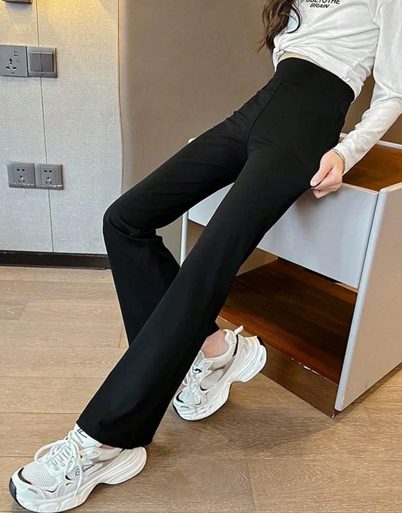 CZARNE LEGGINSY WYSOKI STAN