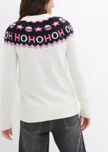 SWETER ZE WZOREM 
