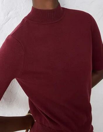 SWETER Z GOLFEM WOLL-MIX