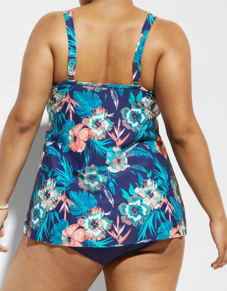 TANKINI 2 CZĘŚCIOWE ZE WZOREM