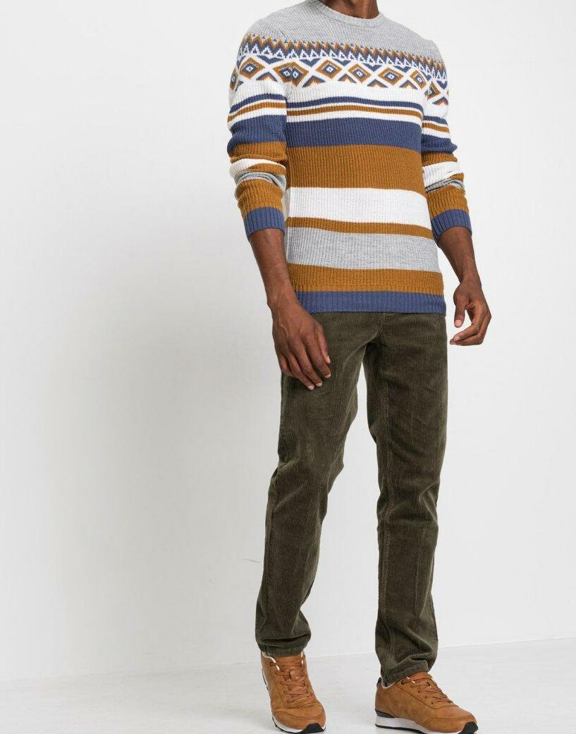 SWETER W NORWESKI PRINT 