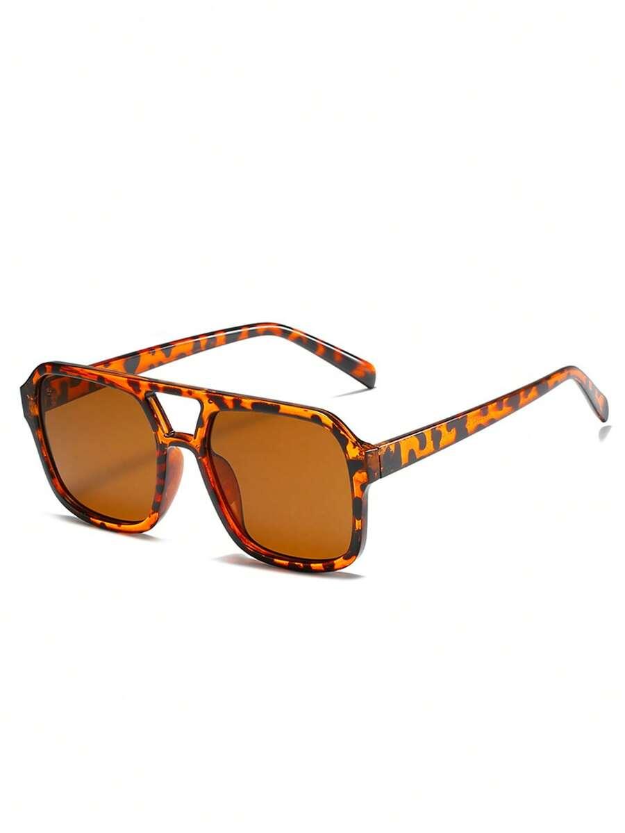 okulary przeciwsłoneczne leopard print