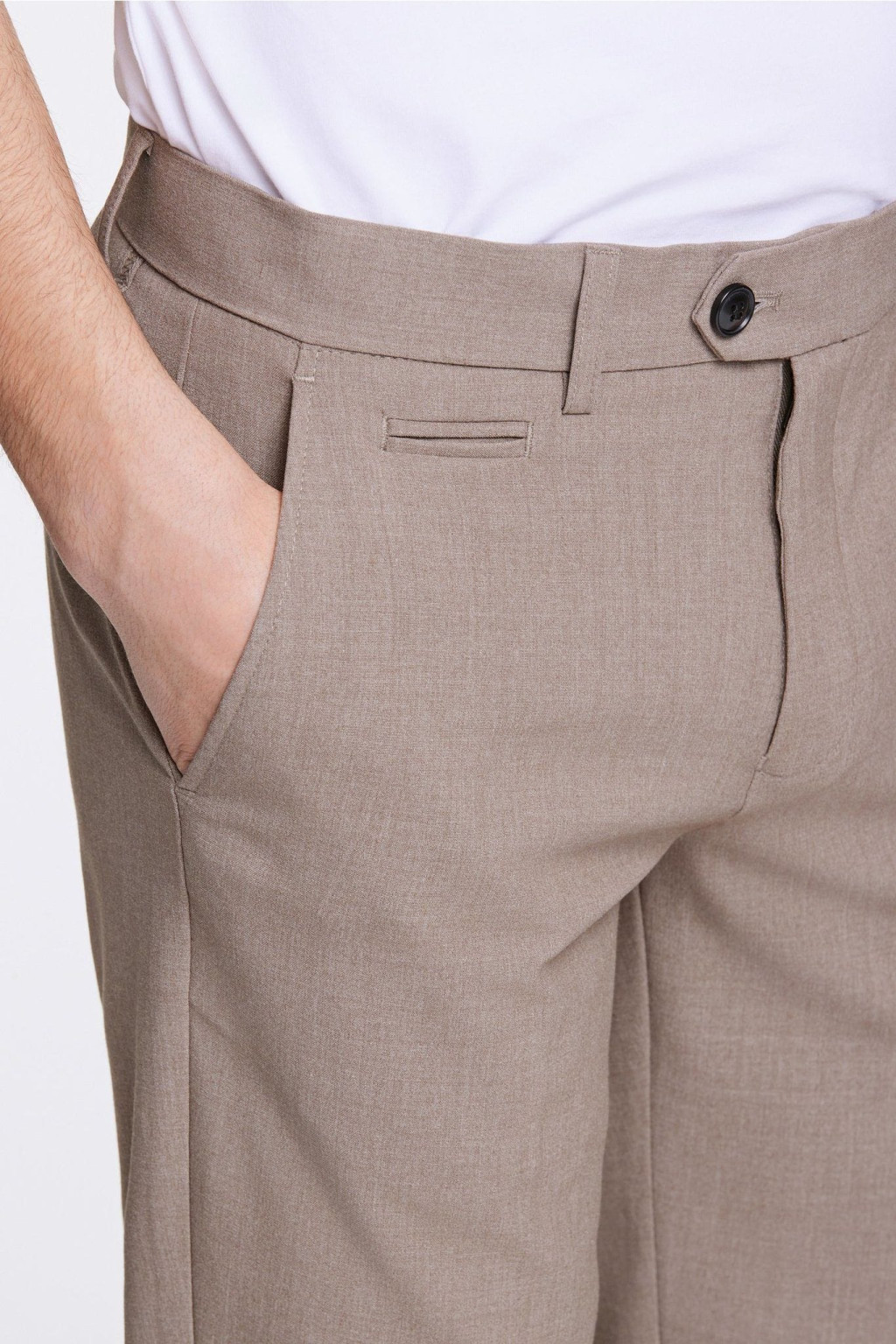 spodnie slim fit kieszenie zamek