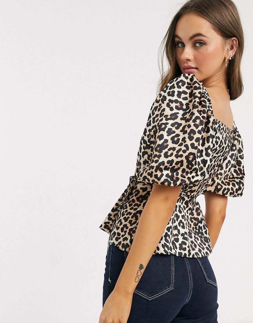 TOP ANIMAL PRINT