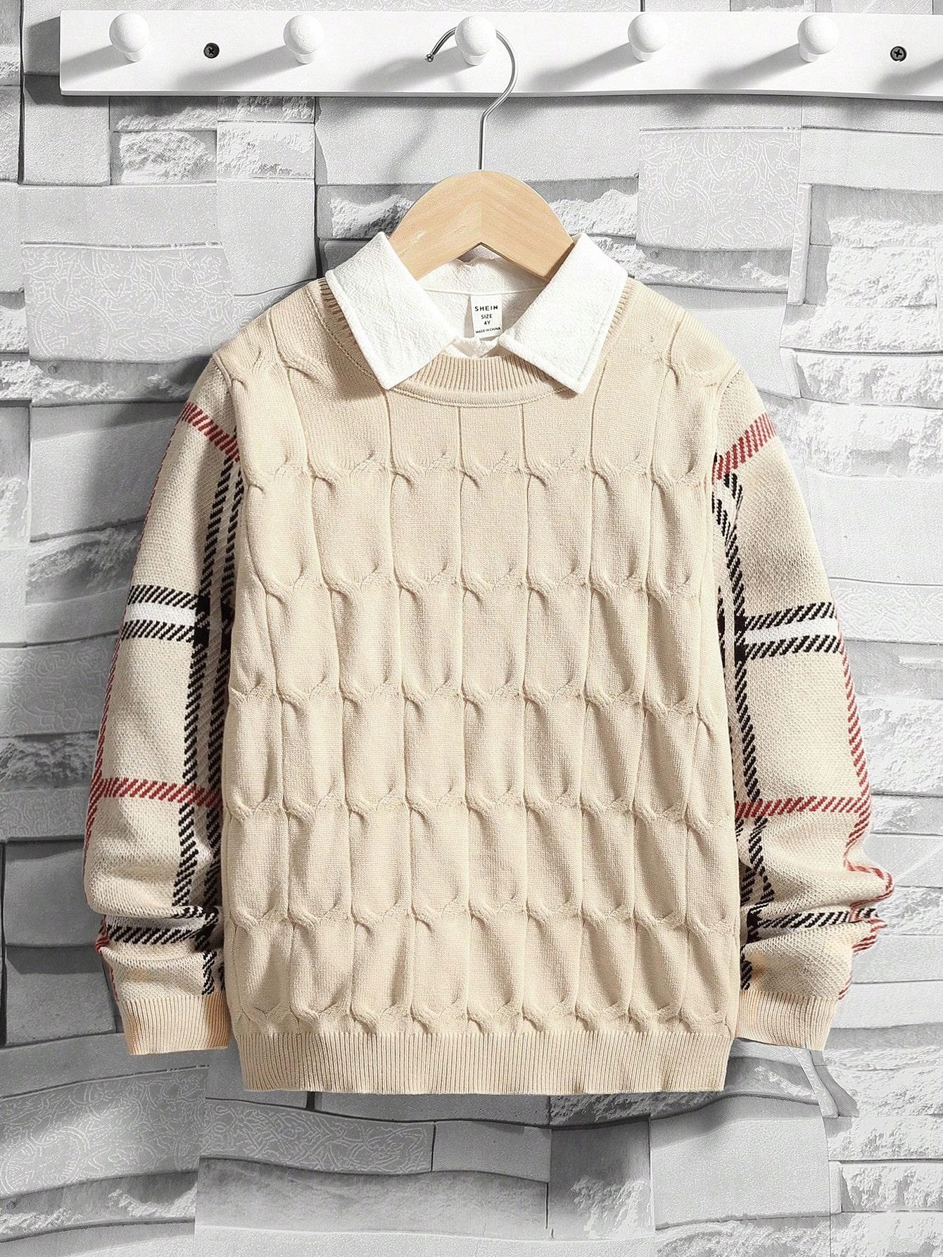 beżowy dzianinowy sweter
