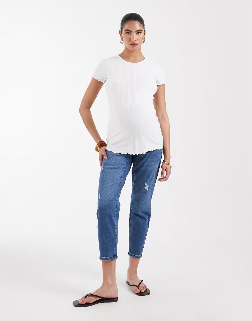 NIEBIESKIE SPODNIE JEANS