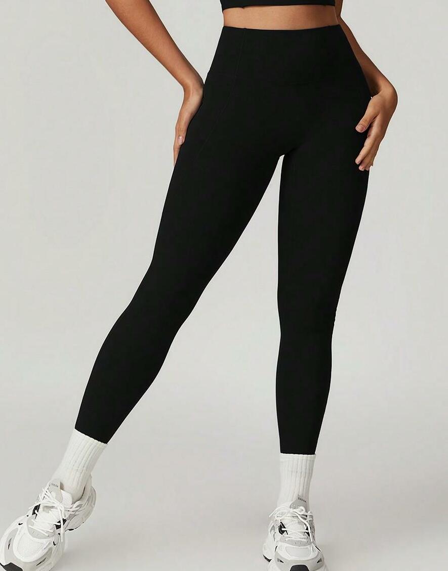 CZARNE SPORTOWE LEGGINSY