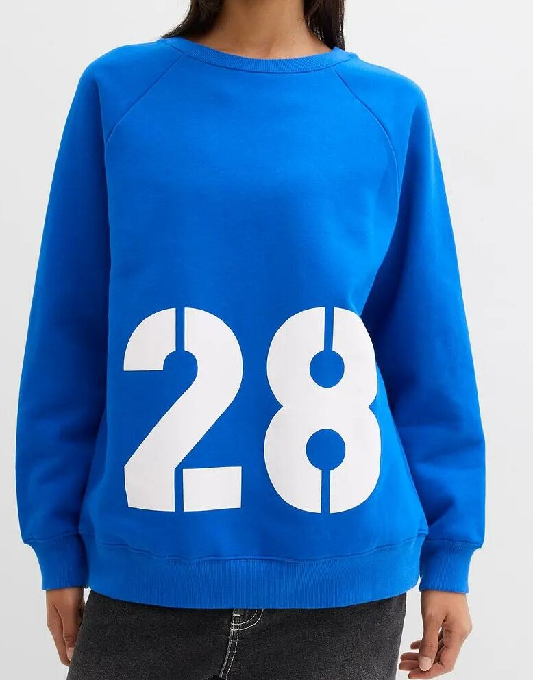 BLUZA DAMSKA REGULAR BAWEŁNIANA 