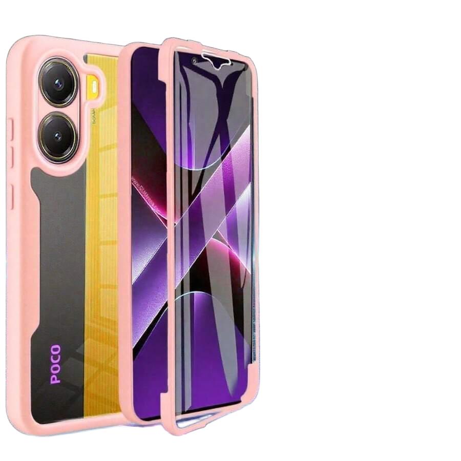 RÓŻOWE ETUI RAMKA NA XIAOMI REDMI NOTE 14 5G