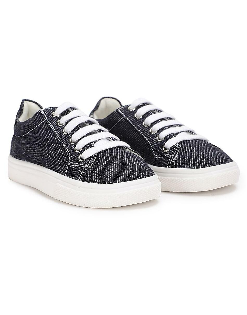 SZNUROWANE TRAMPKI JEANS T72-2201K-HP