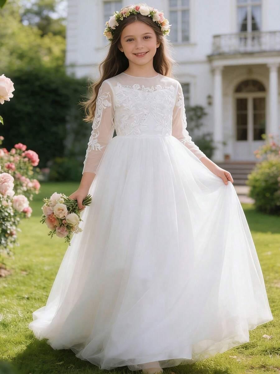 biała sukienka kokarda