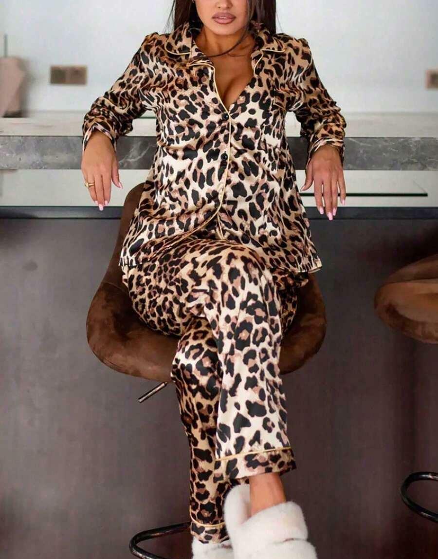 KOMPLET PIŻAM ANIMAL PRINT