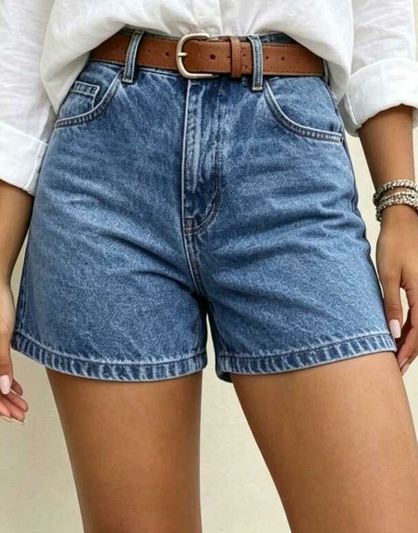 grantowe spodenki jeans