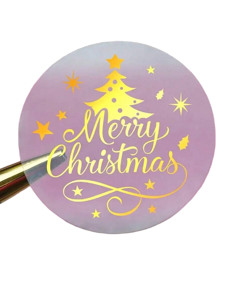 naklejki napis merry christmas 10-pack