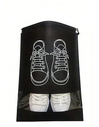 czarny worek na buty