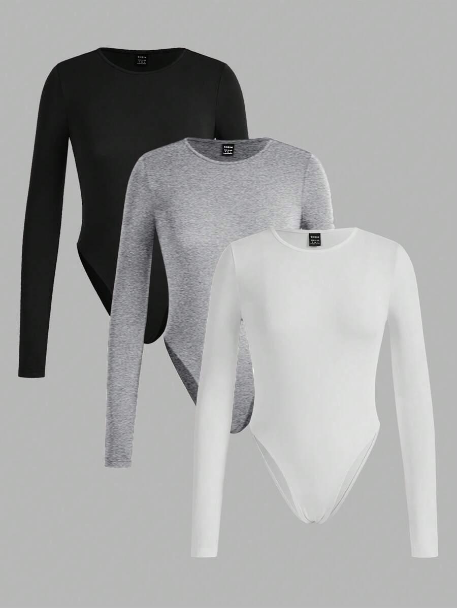 body długi rękaw 3-pack 