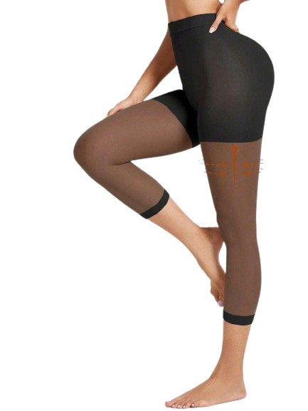 CZARNE LEGGINSY WYSOKI STAN