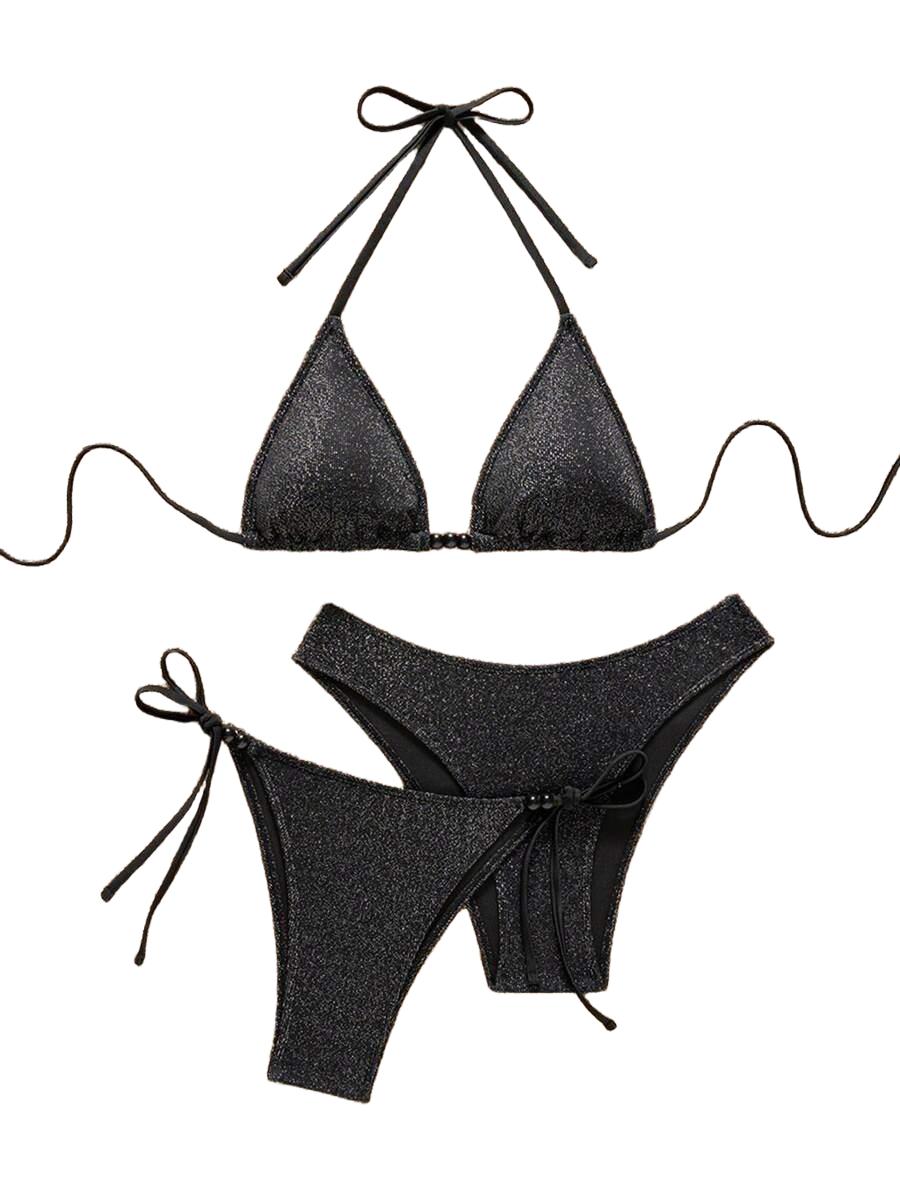 BIKINI Z POŁYSKIEM ZESTAW 3EL