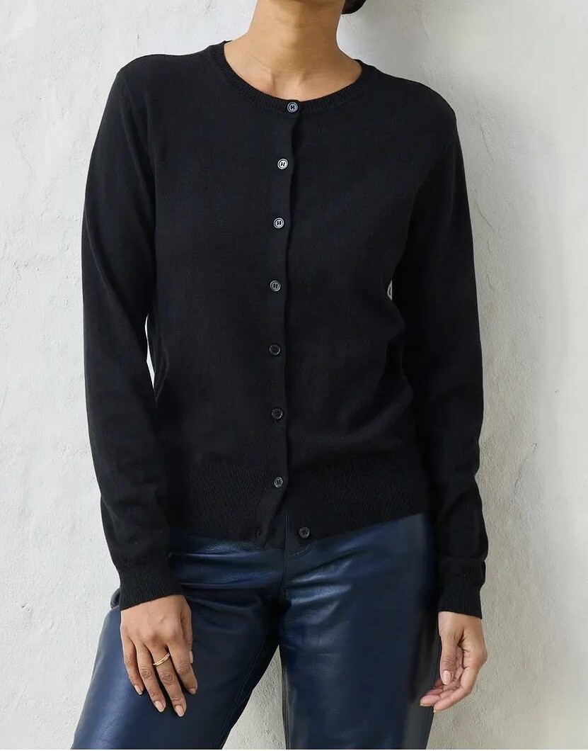 SWETER DAMSKI ROZPINANY BAWEŁNIANY OKRĄGŁY DEKOLT