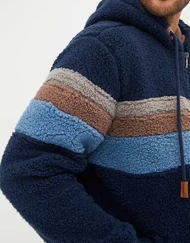 BLUZA MĘSKA Z POLARU KAPTUR