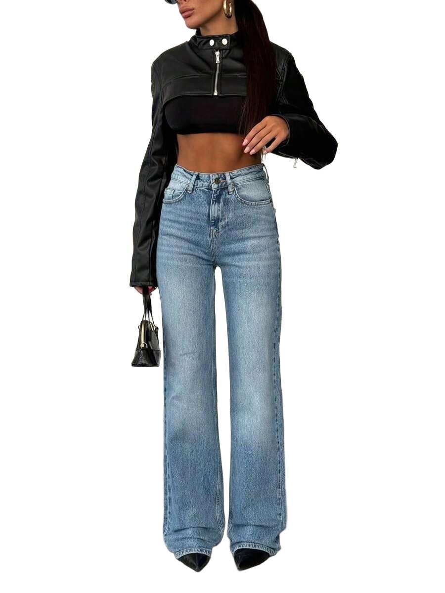 JEANSY DAMSKIE WYSOKI STAN