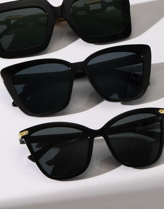 CZARNE OKULARY PRZECIWSŁONECZNE 2-PACK