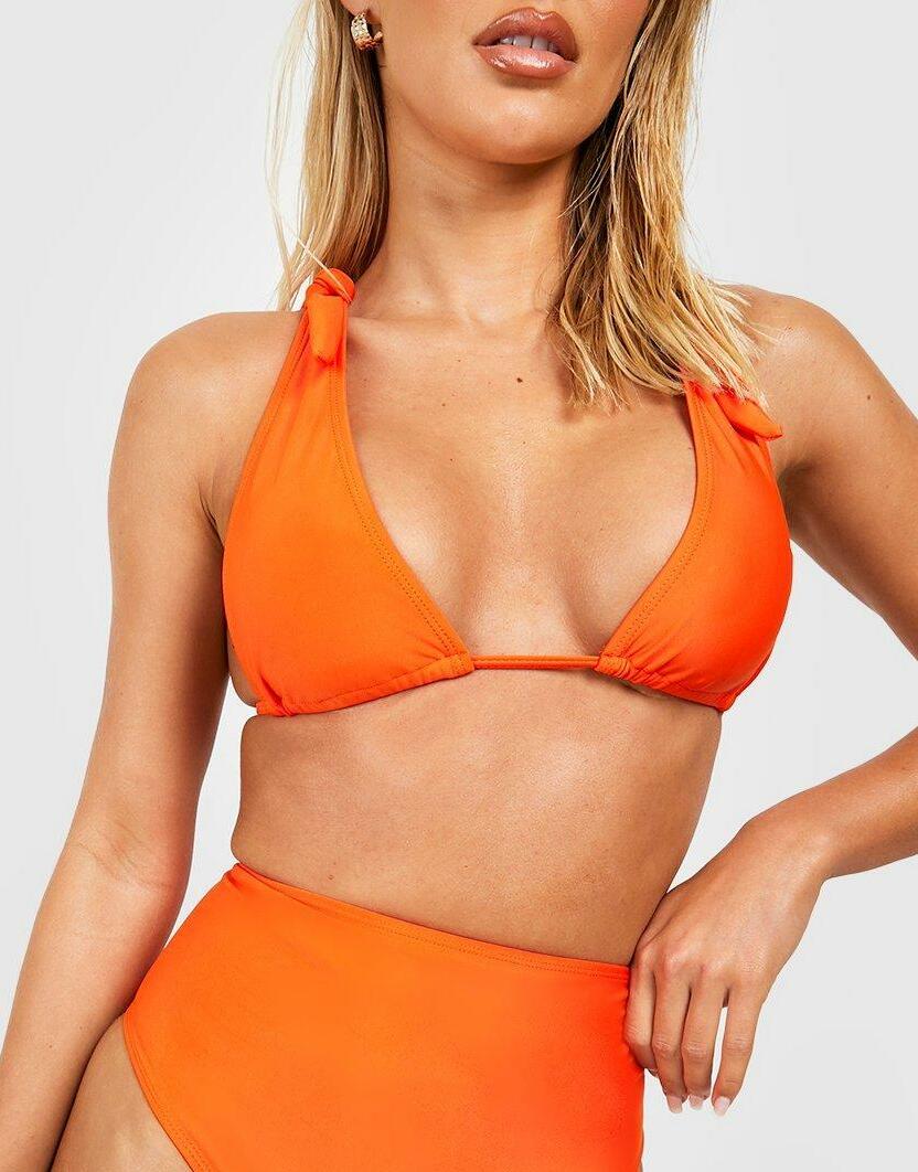 pomarańczowy dół od bikini wysoki stan