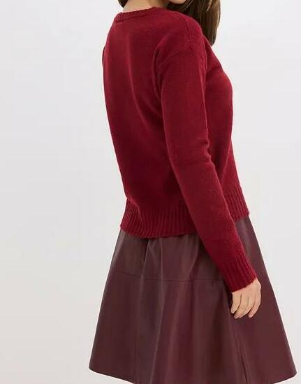 SWETER Z DZIANINY