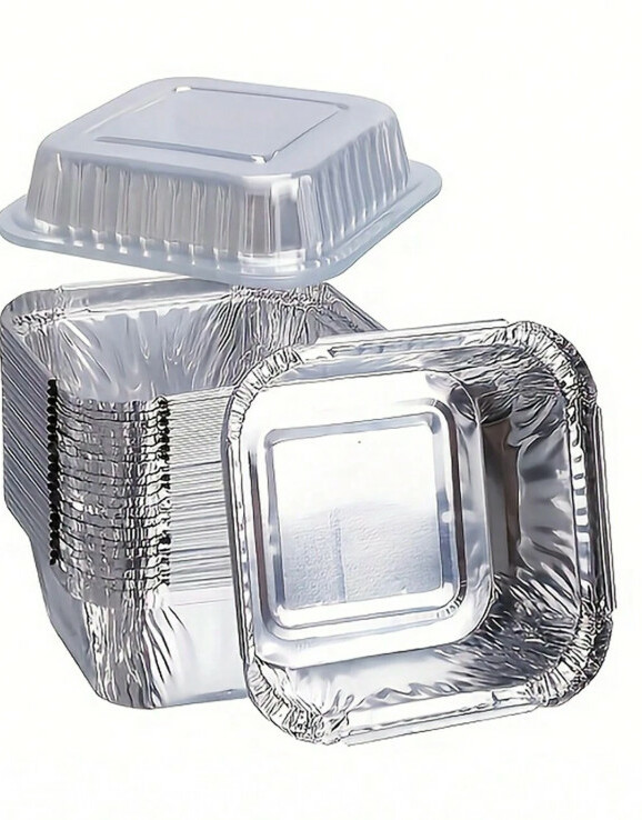 SREBRNE FOREMKI DO PIECZENIA 50-PACK