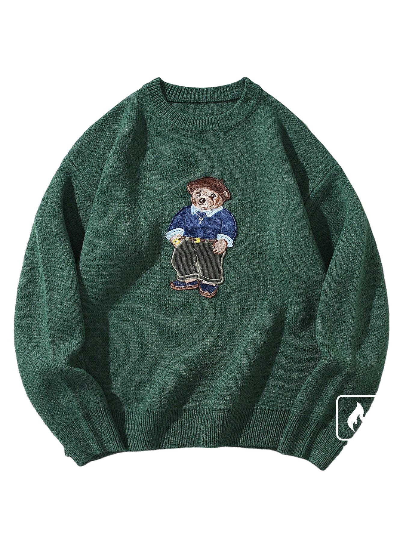 SWETER Z NADRUKIEM DAMSKI