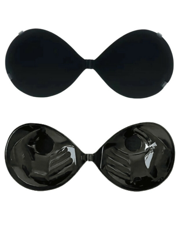 czarny biustonosz samonośny 2-pack