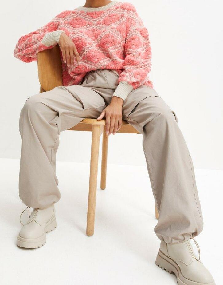 SWETER DZIANINOWY DAMSKI 