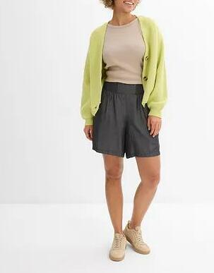 SPODENKI DAMSKIE PLUS SIZE BERMUDY KRÓTKIE LYOCELL