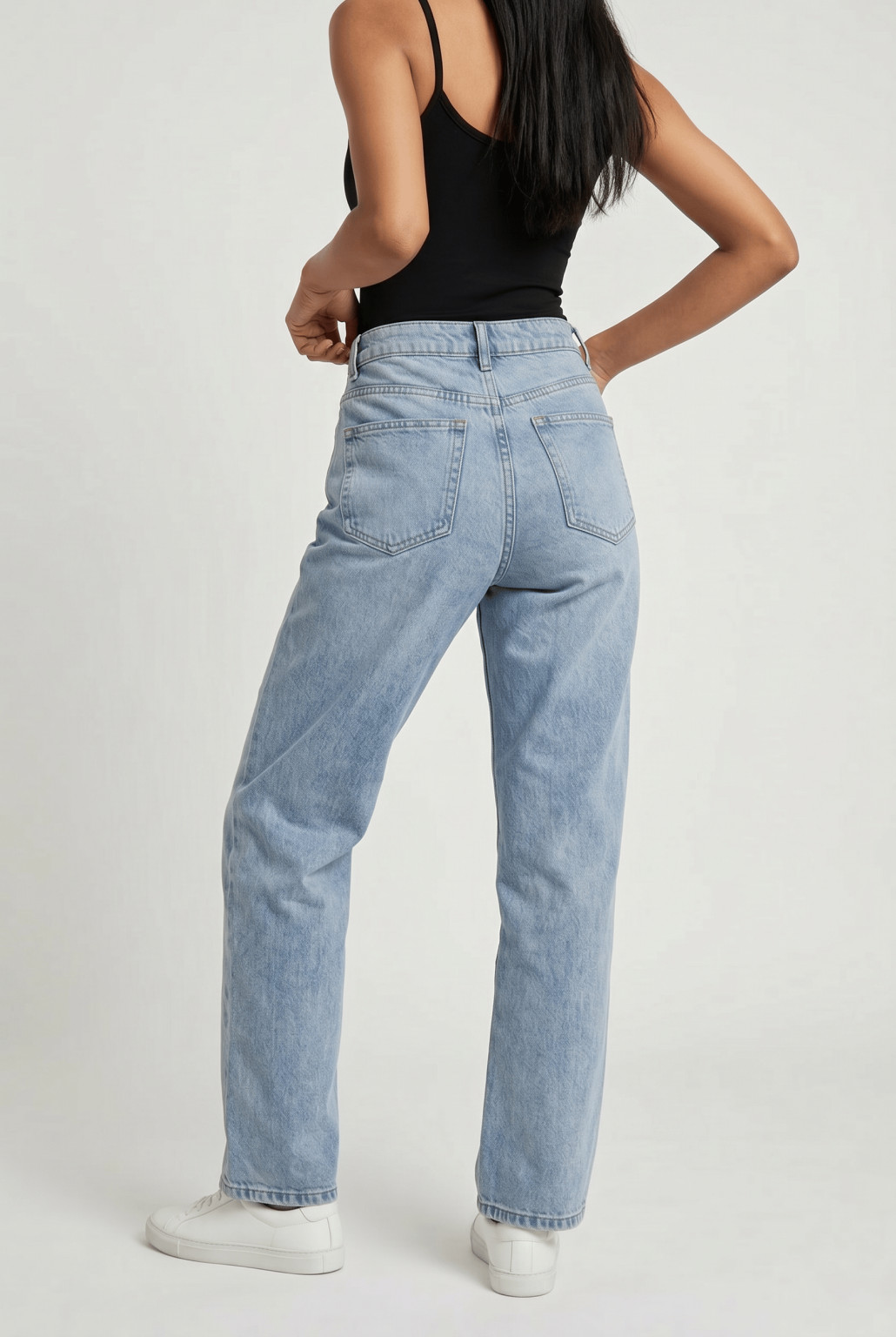 SPODNIE JEANS PROSTA NOGAWKA