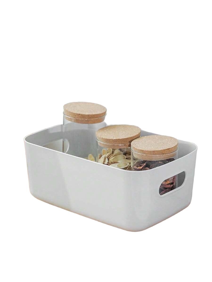 białe pojemniki kuchenne 2-pack