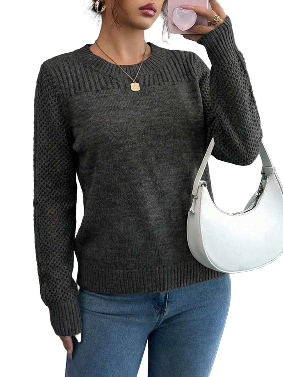 SWETER DAMSKI SZARY
