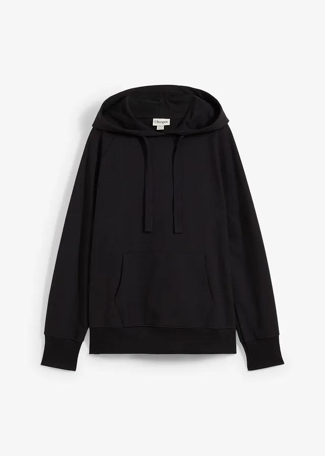 BLUZA Z KAPTUREM I ROZCIĘCIAMI