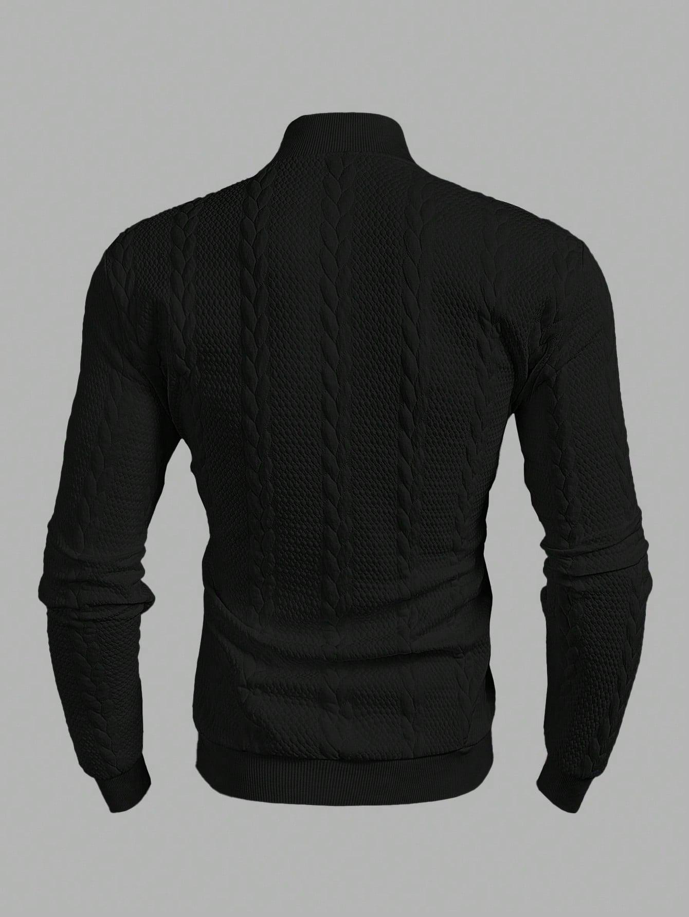 CZARNA BLUZA TEKSTURA