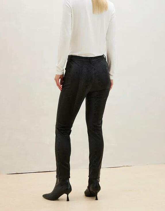 SPODNIE Z IMITACJI SKÓRY